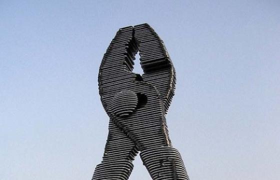 Sliced Metal Sculptures by Korean artist Chan Girl Park