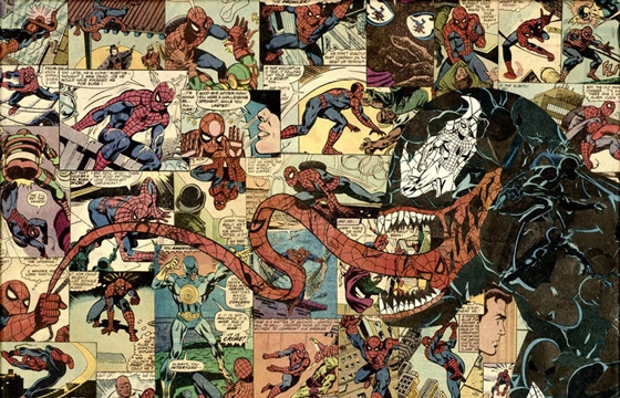 Mike Alcantara's Comic Book Collages