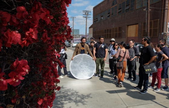 Giovanni Reda Leads a Vans Vision Walk in Los Angeles