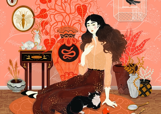 Lisa Perrin's Eastern European-Influenced Illustrations