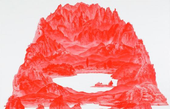 "Between Red," Oil Paintings by Sea Huyn Lee