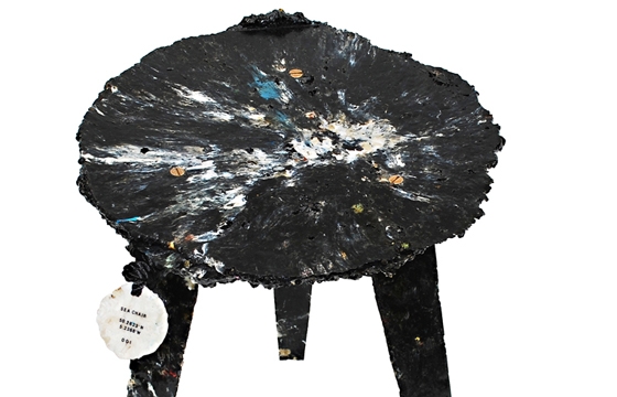 A Chair made Beach Debris by Studio Swine