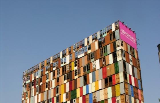 10-Story, 1,000 Doors Public Art Installation by Choi Jeong-Hwa