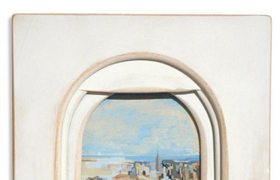 View From Above: Airplane Window Paintings by Jim Darling