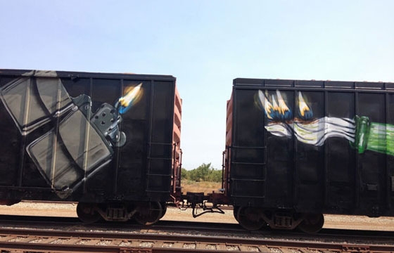 Double Whole Car Painting by Aware