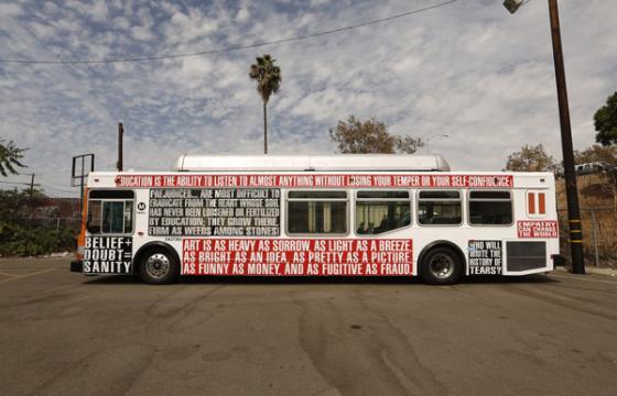 Barbara Kruger Buses for 