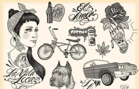 Rik Lee's Tattoo Flash