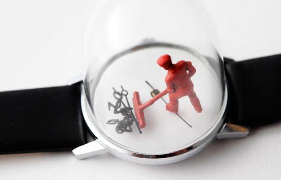 Watch Sculptures by Dominic Wilcox