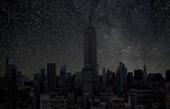 'Villes Eteintes,' Darkened Cities by Thierry Cohen