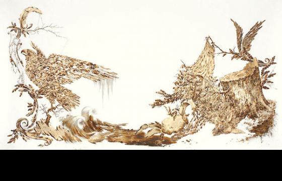 Sarah Smith's metal leafing