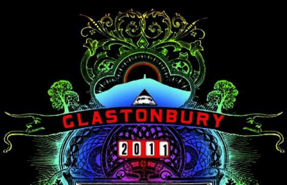 Stanley Donwood for Glastonbury 2011 Print