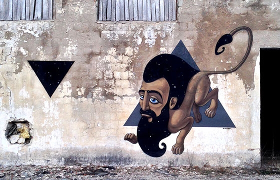 That cat has a beard...