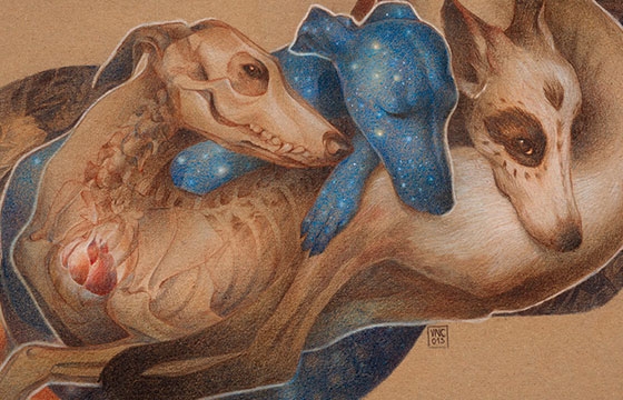 Vero Navarro's Kraft Paper Illustrations