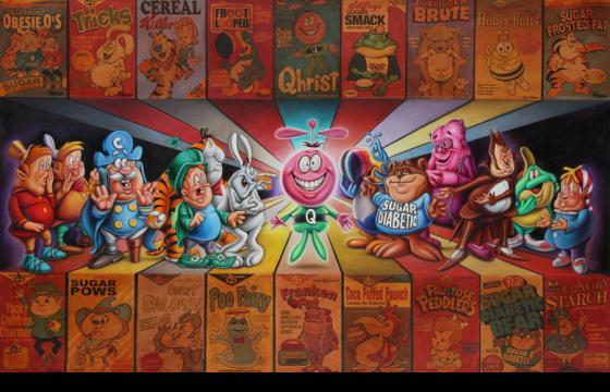 Ron English "Crucial Fiction" @ Opera Gallery, NYC