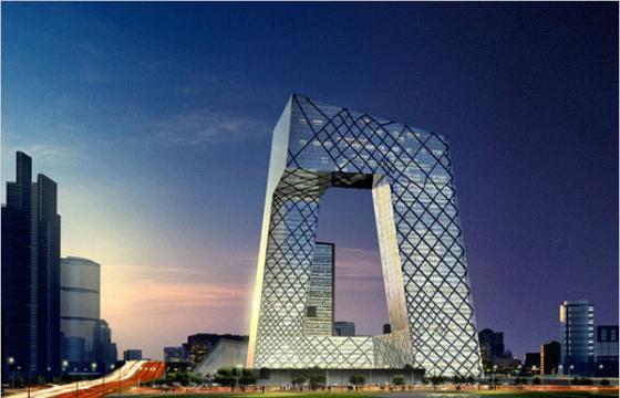 In Street Art: CCTV Headquarters in Beijing