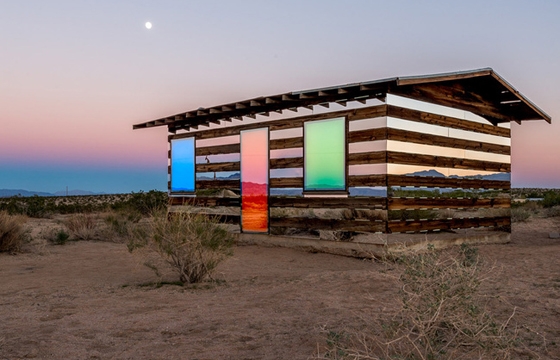 "Lucid Stead" in the California Desert by Phillip K. Smith III
