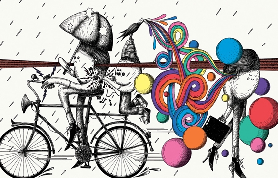 Wood Sculptures & Illustrations by Merijn Hos