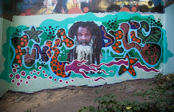 Kaput x Kaid Ashton collaboration walls