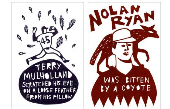 Bizarre Injuries Postcards by Left Field Cards