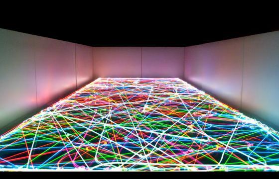 Roomba Vacuum Light Paintings