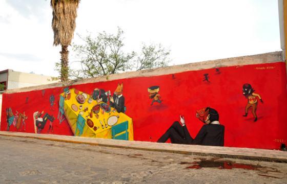 Saner Mural for the Callegenera Festival