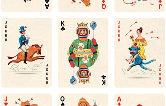 Illustrated Deck of Cards by Jonathan Burton