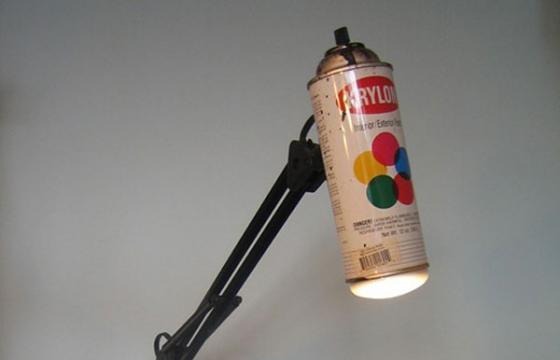 Spray Can Lamp