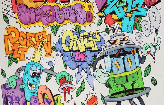 Fun new drawing by Opium