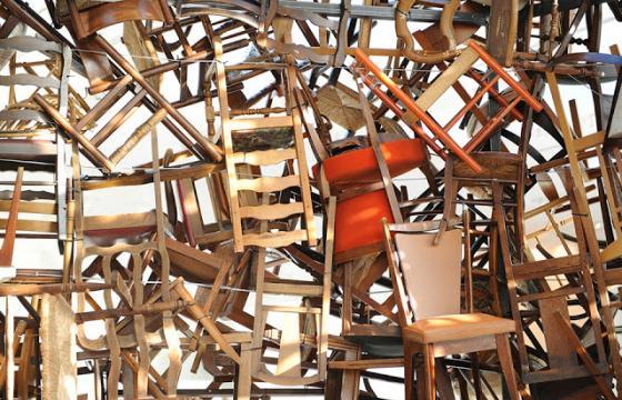 "Chairs For Abu Dhabi" by Tadsahai Kawamata