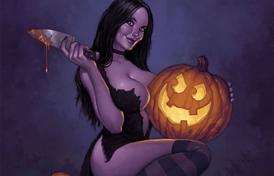 Modern Halloween Pin-Ups
