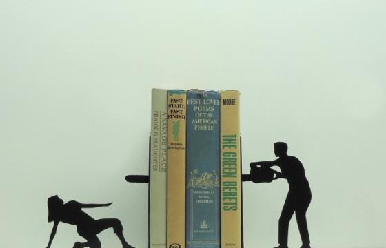 Dramatic Bookends by Knob Creek Metal Arts