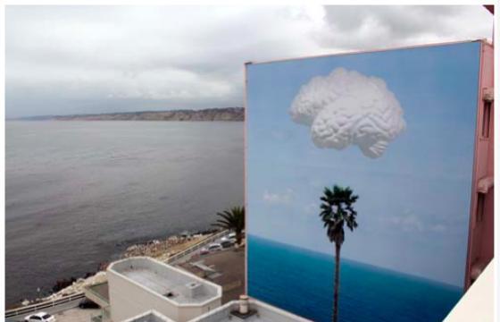 New Mural in La Jolla, San Diego by John Baldessari