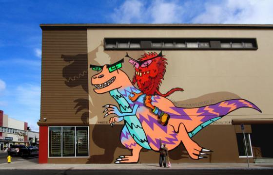 New Mural by Madsteez in San Diego