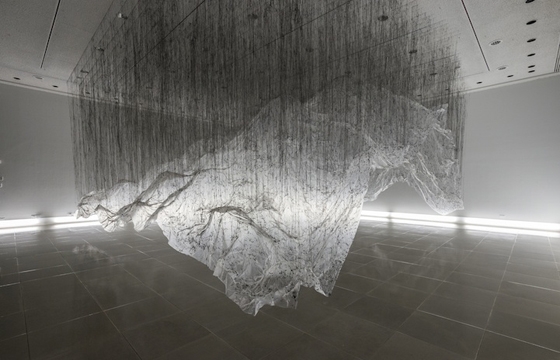 Yasuaki Oishi's Negative Space "Reverse of Volume RG" Installations