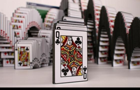 Solitaire “Win” Screen Sculpture
