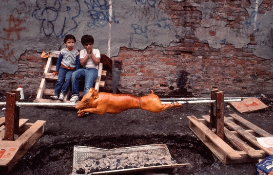 "Bacalaitos and Fireworks" by Arlene Gottfried