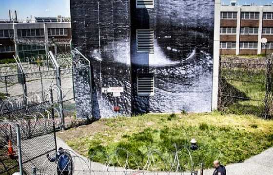 JR pastes Rikers Island Jail