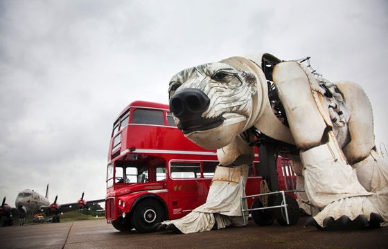 'Aurora,' Christopher Kelly's Massive Polar Bear Puppet