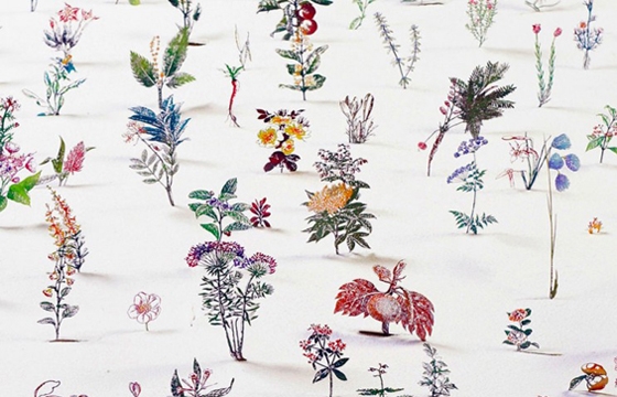 Zadok Ben-David's Field of Painted Metal Flowers
