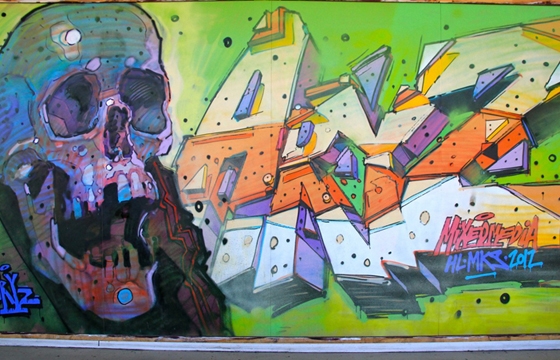 ARYZ in Næstved's Train Station, Denmark