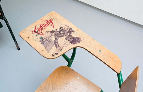 Humberto Casas Junca's School Desk Drawings
