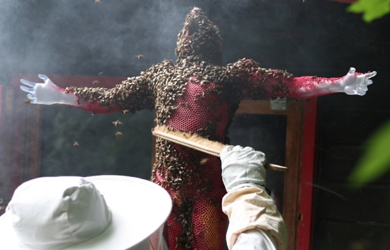 Tomáš Libertíny's Honeycomb Sculptures