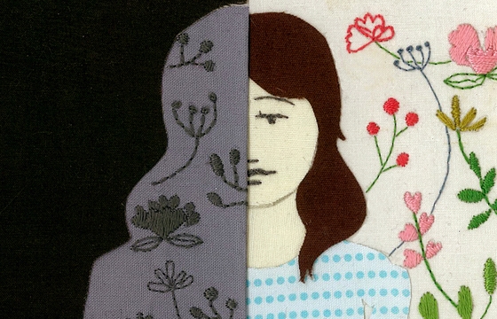 Embroidery and Drawings by Caroline Hwang