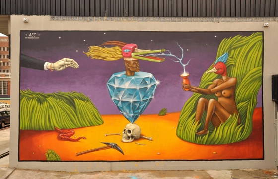New walls and painting by AEC in South Africa