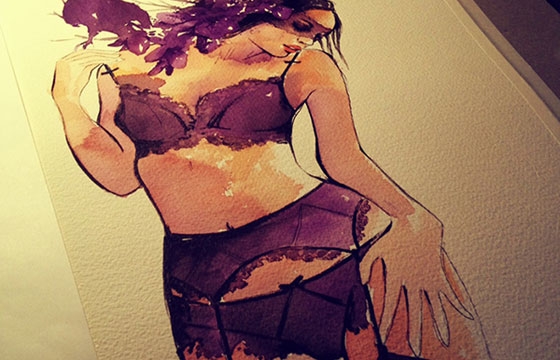 Nanda Correa's Nearly Nude Ladies