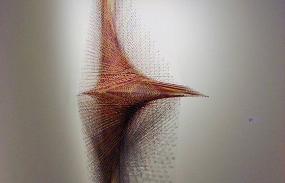 9-Foot Tall Thread Installation by Kendra Werst
