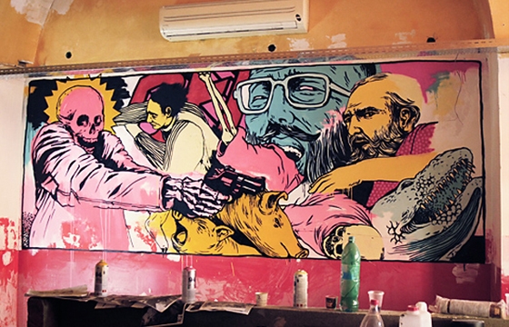 Taint x Unga in Haifa Port, Israel