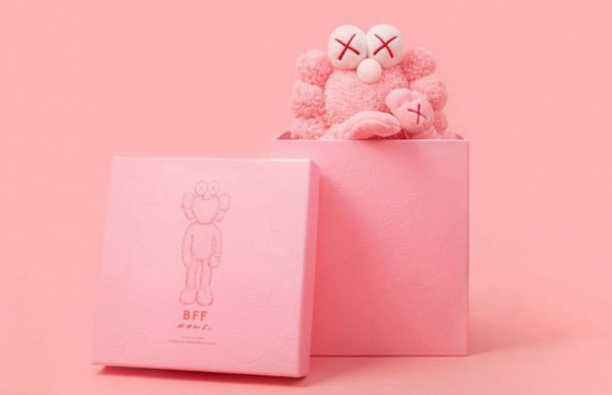 KAWS Releasing "BFF Plush" Pink Figure on April 9th