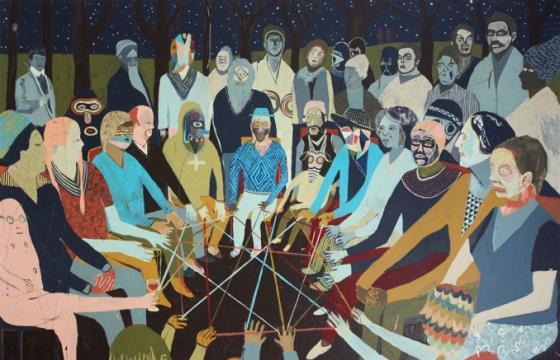 AMTK: Collaborative Paintings by Andrew Mazorol & Tyman Kerr