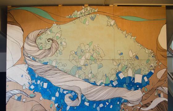 Flows to Bay turns plastic ocean garbage to art